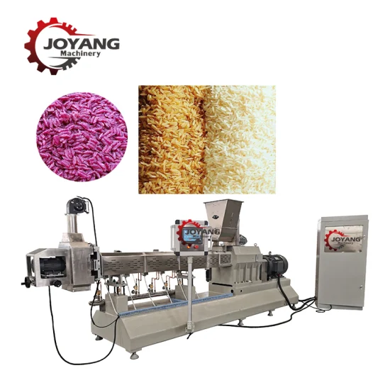 Máquina extrusora de arroz nutricional para fabricação de arroz Konjac